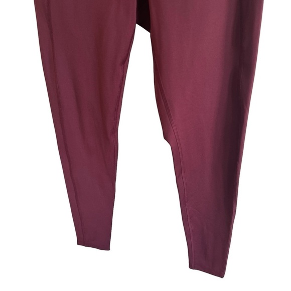 Girlfriend Collective Compressive High-Rise Legging, Maroon, Size S - Picture 3 of 8